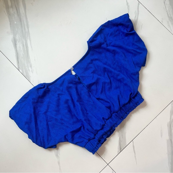 Free People Blue Cropped Top from the Tovah Set *Rare Find* - Picture 6 of 9